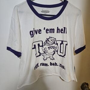 Reserved White and Purple Graphic Tee